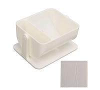 Wall Makeup Sponge Holder Rotatable Bottom Drain Holes Design Self Adhesive Powder Puff Rack for Bathroom Bedroom
