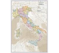 Wall Map of Italy - Classic Poster - 59 x 42 cm