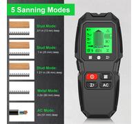 Wall Metal Detector 7-In-1 Handheld Wall Stud Wood AC Wire Cable Finder Wall Scanner Electronic Measuring Instruments