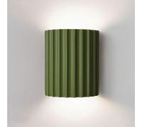 Wall, Minimalist Art Wall Light Resin Lamp Half Cylindl Indoor Background Lighting Fixture, G9 Up Down Hallway Aisle Stairs Living Room Decor