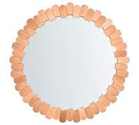 Wall Mirror ALZON 86 cm 86 cm Paulownia Wood Brown