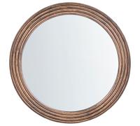 Wall Mirror BANNE 80 cm 80 cm Paulownia Wood Brown