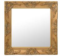 Wall Mirror Baroque Style Hanging Mirror Decorative Bathroom Mirror vidaXL