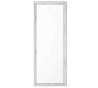 Beliani Wall Mirror BENON 50 cm 130 cm Off-White, White