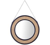 Wall Mirror CAMBRAI 70 cm 104 cm Rattan Natural