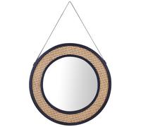 Wall Mirror CAMBRAI 70 cm 104 cm Rattan Natural
