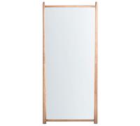Wall Mirror CANET 90 cm 200 cm Paulownia Wood Light Brown
