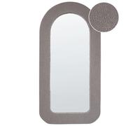 Wall Mirror CERVON 60 cm 120 cm Boucle Taupe
