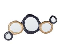 Wall Mirror CHARNY 109 cm 44 cm Metal Black/ Gold
