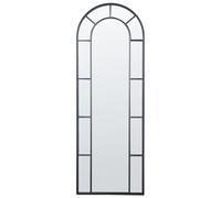 Wall Mirror CROSSES Metal Black