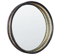 Wall Mirror DAKSA 60 cm 60 cm Rattan Black