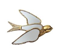 Wall Mirror Decor - Bird Inspired Vintage Accent, Handmade Reflective Ornament, Intricate Resin Design Timeless Interior Detail, Elegant Space Enhancer | Wall Mirror Decor Living Room Entrance Hall