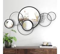 Wall Mirror Decorative, Round Decorative Mirror, Large Decor Metal Wall Art