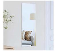 Wall Mirror Frameless Tempered Glass Clear 30 x 80 cm Indoor EVA Backing Durable