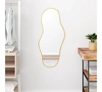 Vidaxl Wall Mirror Gold 90X40 Cm