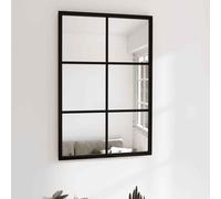 Vidaxl Wall Mirror Black 60X40 Cm Metal