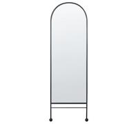 Wall Mirror JARNAGES 45 cm 145 cm Metal Black