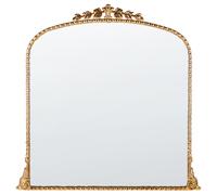 Wall Mirror LIVRY 71 cm 71 cm Metal Gold