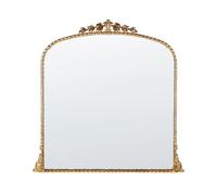 Wall Mirror LIVRY 71 cm 71 cm Metal Gold