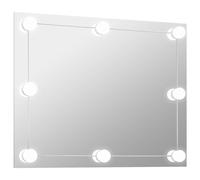 Wall Mirror Makeup Mirror Hanging Mirror Glass Rectangle Cosmetic Mirror vidaXL