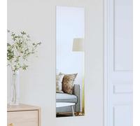 Wall Mirror Rectangular 30x100cm Clear Tempered Glass 4mm Frameless Slim Indoor
