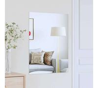 Wall Mirror Rectangular 80 x 60 cm Tempered Glass