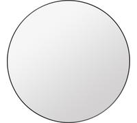 Wall Mirror Round Ø110 cm Black Brass