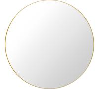 Wall Mirror Round Ø110 cm Polished Brass
