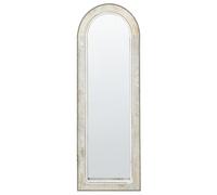 Wall Mirror SARRY 31 cm 91 cm Mango Wood White