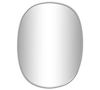 Wall Mirror Silver 30 x 25 cm with PVC Frame, Glass Thickness 4 mm, for Bathroom, Bedroom, Hallway, Living Room, Wall Mounting, Clear Cosmetic Mirror, Decorative Wall Decoration, Makeup and Shaving
