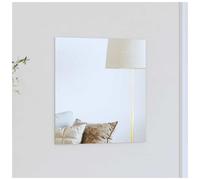 Wall Mirror Square 40x40 cm Tempered Glass 4mm Frameless Clear Indoor EVA Safe