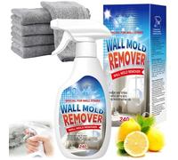 Wall Mold Remover Spray, 2026 New Highly Effective Mold Removal Spray For Walls, Multi-Surface Wall Mould Remover, For Bathroom Kitchen Tile Wood Fabric Stain Remover (1PCS)
