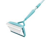 Wall Mop - 360° Rotatable Telescopic Adjustable Cleaner, Baseboard Cleaning Skirting Boards, Extendable Microfiber Dust Brush With Long Handle, Wet Dry Shower Scrubber Cleaning Tool For Floor Types