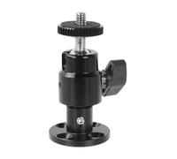Wall Mount 1/4-20 BallHead Mounts with Locking Rotary Knob for Monitors/Surveillances Systems Camera Mount Professional Photographic Gear