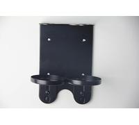 Wall Mount 300ml Double Dispenser Black Holder Ideal for Sea Kelp Bottles