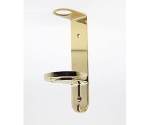 WALL MOUNT 300ml SINGLE DISPENSER GOLD CHROME HOLDER Ideal for Sea Kelp Bottles