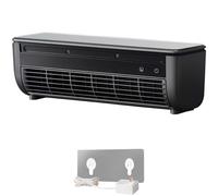 Wall Mount Air Conditioner, Mini Portable Air Conditioner with Core Cooling and Ice Mist, No-Drill Small Cooling Fan with Remote Control for Kitchen Dormitory Home Office, 6000mAh Battery