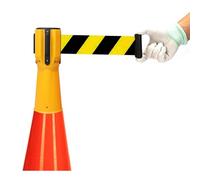 wall mount barrier, Caution Tape Barrier for Traffic Control & Pedestrian Safety(A,3M(9.8FT))