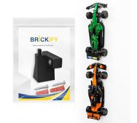 Wall Mount Bracket Compatible with LEGO Technic McLaren F1 42228 & Aston Martin 42240 - UK Made - Car Not Included - Hardware Included