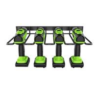 Wall Mount Bracket Drill Organizer Compact Cordless Drill Holder Battery Tool Supplies Heavy Duty Utility Storage Rack 25kg Garage Storage for Indoor