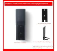 Wall Mount Bracket for Bose Lifestyle 650 Surround Speakers - Metal Alloy, Sandblasted Finish, Concealed Dual-Screw Installation, Space-Sa(Black)