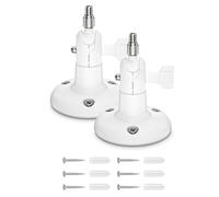 Wall Mount Bracket for PRO PRO2 HD GO ULTRA CAM - 360° Pan & Tilt Indoor/Outdoor Security Camera Mounting Kit (White)