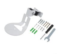 Wall Mount Bracket for Sonos Smart Speakers Using Plastic and Stainless Steel Materials with Full Motion Adjustable Angle Design (White)