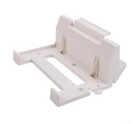 Wall Mount Bracket for Starlink for Gen 3 Router & Power Supply, ABS Plastic Holder for V3 Standard & High-Performance Mesh, White