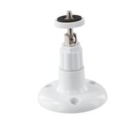 Wall Mount Bracket for Surveillance Cameras Featuring For 360 Degree Adjustable Rotation and Dual Environment Compatibility (White)