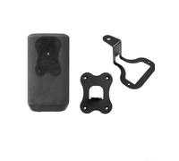 Wall Mount Bracket For Wiim Lite Wireless Speaker, Metal Wall-mount Holder Shelf For Home Audio Smart Speakers Accessories (Single Bracket)(Black)