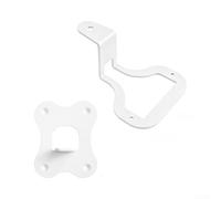 Wall Mount Bracket For Wiim Lite Wireless Speaker, Metal Wall-mount Holder Shelf For Home Audio Smart Speakers Accessories (Single Bracket)(White)