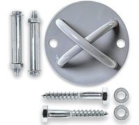 Wall Mount Bracket for X, Yoga Ceiling Mount Suspension Straps for Gymnastic Rings and Aerial Yoga Swing