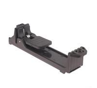 Wall Mount Bracket N425527 for Dewalt Levels DW0811LR/DW0822LG/DW0822LR, Heavy-Duty Plastic Construction, Strong Load-Bearing Capacity, Quick and Easy Installation, Black