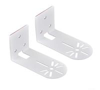 Wall Mount Bracket Security Camera L Shape Stainless Steel for CCTV Dome PTZ Indoor Outdoor with Screws Cable Management